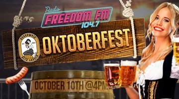 Octoberfest Freedom FM @Boardwalk Beer Garden